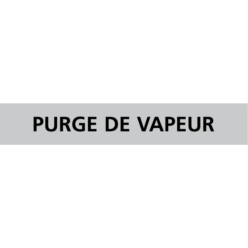 Panneau PURGE DE VAPEUR 312X52 MARQUAG Taliaplast 730203 | 730203 Panneau PURGE DE VAPEUR 312X52 MARQUAG Taliaplast 730203 | 730203