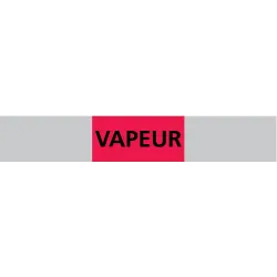 Panneau VAPEUR 156X26 MARQUAGE TUYAUTE Taliaplast 732204 | 732204