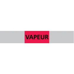 Panneau VAPEUR 222X37 MARQUAGE TUYAUTE Taliaplast 731204 | 731204