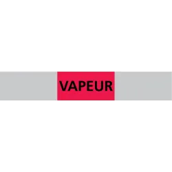 Panneau VAPEUR 312X52 MARQUAGE TUYAUTE Taliaplast 730204 | 730204