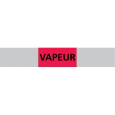 Panneau VAPEUR 312X52 MARQUAGE TUYAUTE Taliaplast 730204 | 730204
