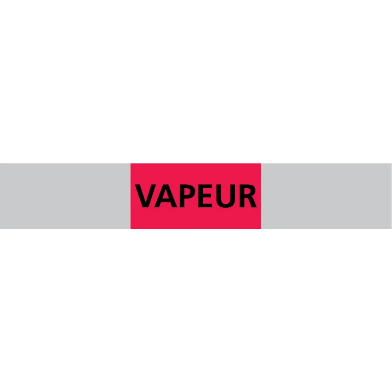 Panneau VAPEUR 312X52 MARQUAGE TUYAUTE Taliaplast 730204 | 730204