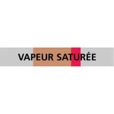 Panneau VAPEUR SATUREE 156X26 MARQUAGE Taliaplast 732214 | 732214