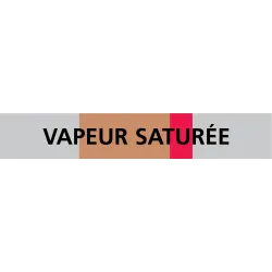 Panneau VAPEUR SATUREE 312X52 MARQUAGE Taliaplast 730214 | 730214