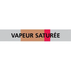 Panneau VAPEUR SATUREE 312X52 MARQUAGE Taliaplast 730214 | 730214