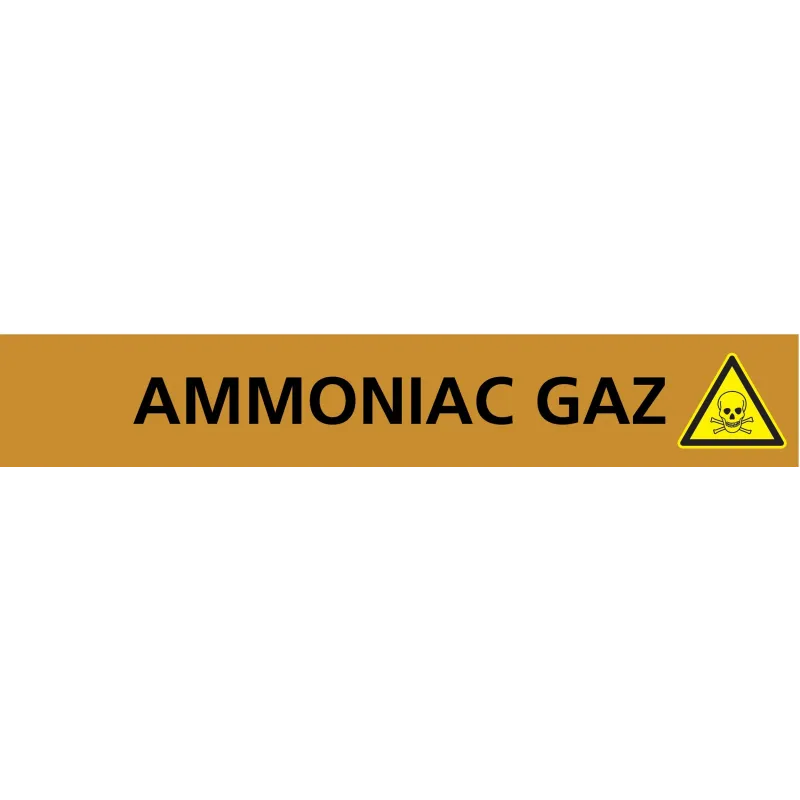 Panneau AMMONIAC GAZ 156X26 MARQUAGE T Taliaplast 732504 | 732504 Panneau AMMONIAC GAZ 156X26 MARQUAGE T Taliaplast 732504 | 732504
