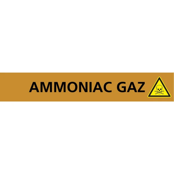Panneau AMMONIAC GAZ 312X52 MARQUAGE T Taliaplast 730504 | 730504 Panneau AMMONIAC GAZ 312X52 MARQUAGE T Taliaplast 730504 | 730504