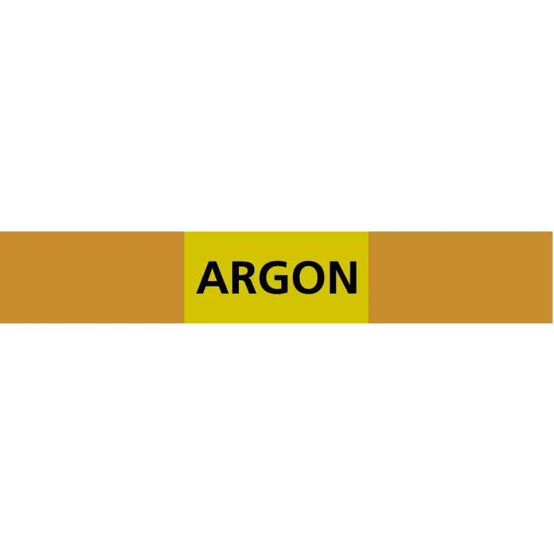 Panneau ARGON 222X37 MARQUAGE TUYAUTER Taliaplast 731505 | 731505
