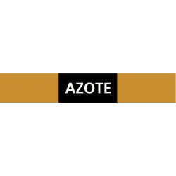 Panneau AZOTE 312X52 MARQUAGE TUYAUTER Taliaplast 730507 | 730507