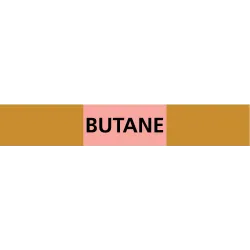 Panneau BUTANE 222X37 MARQUAGE TUYAUTE Taliaplast 731510 | 731510