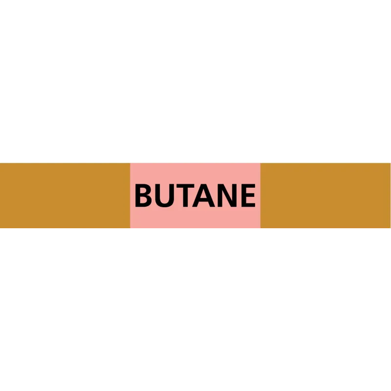 Panneau BUTANE 222X37 MARQUAGE TUYAUTE Taliaplast 731510 | 731510