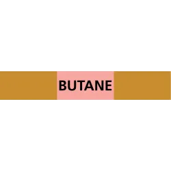 Panneau BUTANE 312X52 MARQUAGE TUYAUTE Taliaplast 730510 | 730510