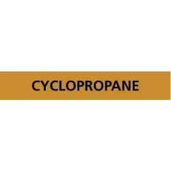 Panneau CYCLOPROPANE 222X37 MARQUAGE T Taliaplast 731517 | 731517
