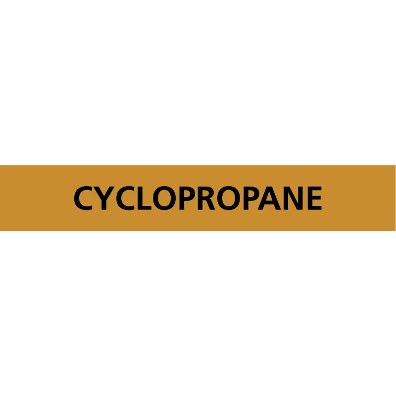 Panneau CYCLOPROPANE 312X52 MARQUAGE T Taliaplast 730517 | 730517