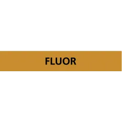 Panneau FLUOR 222X37 MARQUAGE TUYAUTER Taliaplast 731519 | 731519