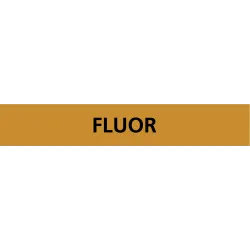 Panneau FLUOR 312X52 MARQUAGE TUYAUTER Taliaplast 730519 | 730519