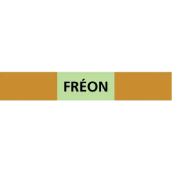 Panneau FRÉON 156x26mm (20 ADHESIFS PO Taliaplast 732520 | 732520