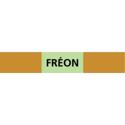 Panneau FRÉON 312x52mm (10 ADHESIFS PO Taliaplast 730520 | 730520