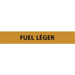 Panneau FUEL LEGER 156X26 MARQUAGE TUY Taliaplast 732548 | 732548