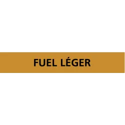 Panneau FUEL LEGER 222X37 MARQUAGE TUY Taliaplast 731548 | 731548