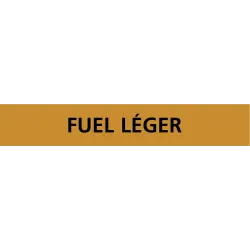 Panneau FUEL LEGER 312X52 MARQUAGE TUY Taliaplast 730548 | 730548