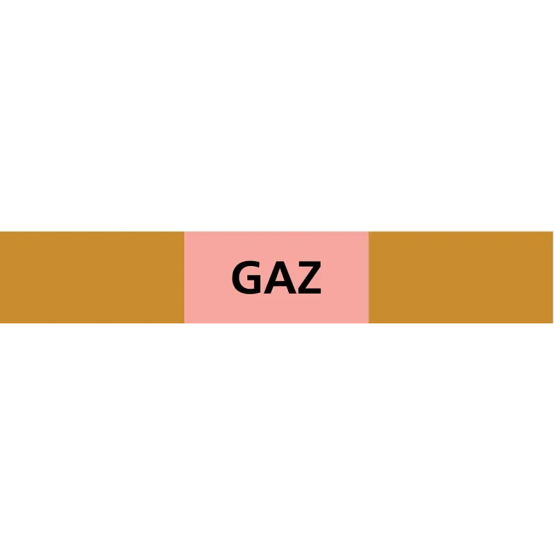 Panneau GAZ 156X26 MARQUAGE TUYAUTERIE Taliaplast 732521 | 732521 Panneau GAZ 156X26 MARQUAGE TUYAUTERIE Taliaplast 732521 | 732521