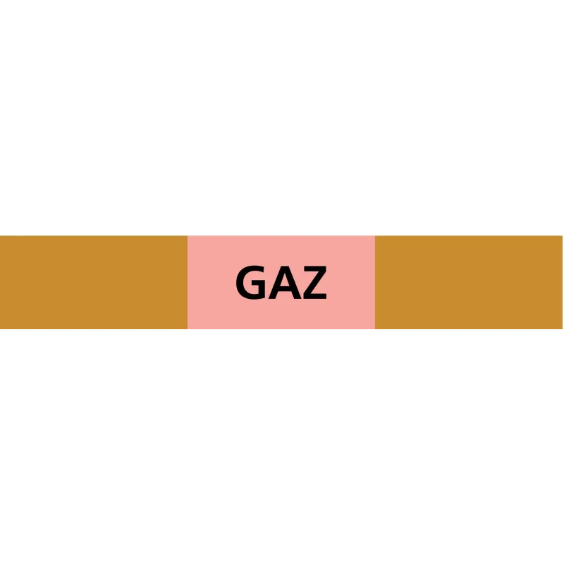 Panneau GAZ 222X37 MARQUAGE TUYAUTERIE Taliaplast 731521 | 731521 Panneau GAZ 222X37 MARQUAGE TUYAUTERIE Taliaplast 731521 | 731521