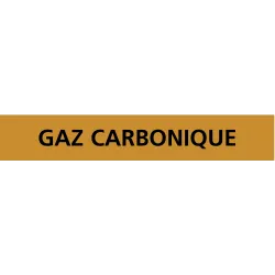 Panneau GAZ CARBONIQUE 222X37 MARQUAGE Taliaplast 731522 | 731522