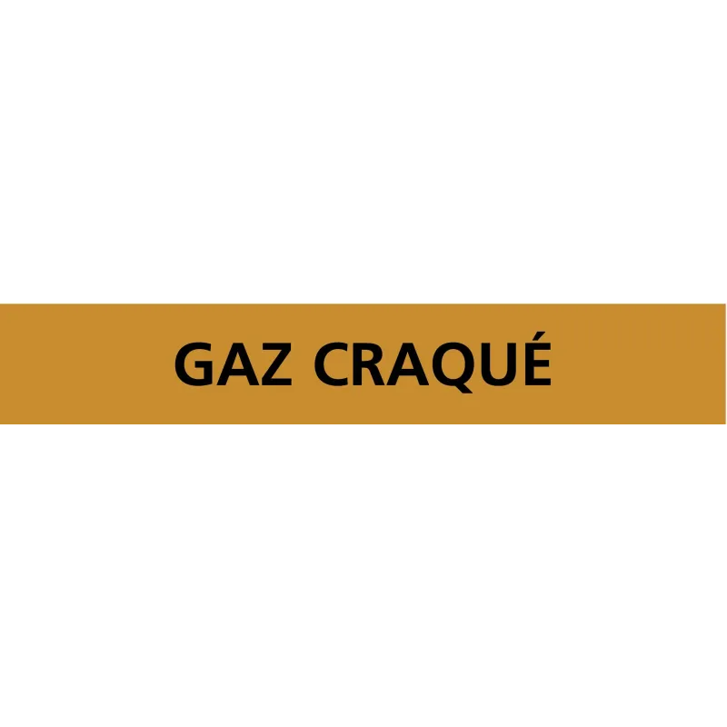 Panneau GAZ CRAQUE 156X26 MARQUAGE TUY Taliaplast 732549 | 732549 Panneau GAZ CRAQUE 156X26 MARQUAGE TUY Taliaplast 732549 | 732549