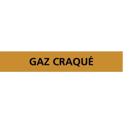 Panneau GAZ CRAQUE 222X37 MARQUAGE TUY Taliaplast 731549 | 731549