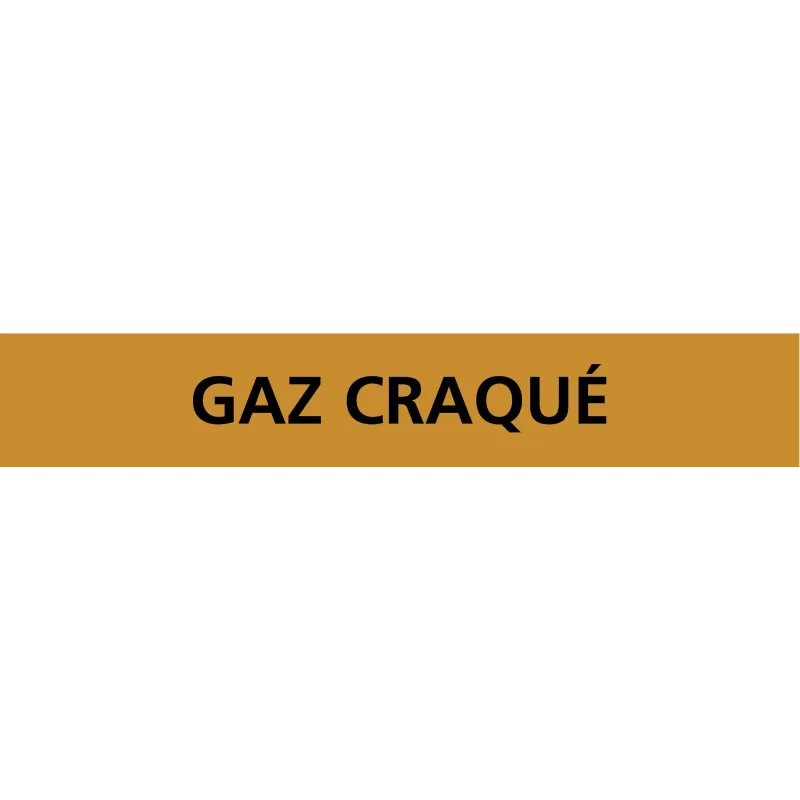 Panneau GAZ CRAQUE 312X52 MARQUAGE TUY Taliaplast 730549 | 730549 Panneau GAZ CRAQUE 312X52 MARQUAGE TUY Taliaplast 730549 | 730549