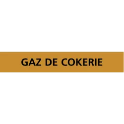 Panneau GAZ DE COKERIE 222X37 MARQUAGE Taliaplast 731523 | 731523