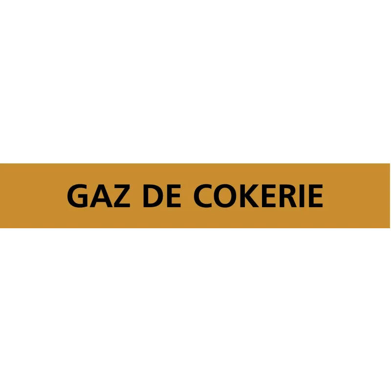 Panneau GAZ DE COKERIE 222X37 MARQUAGE Taliaplast 731523 | 731523 Panneau GAZ DE COKERIE 222X37 MARQUAGE Taliaplast 731523 | 731523