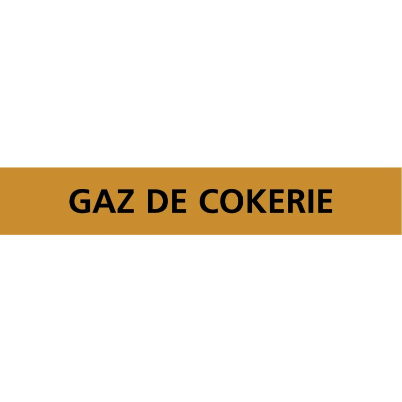Panneau GAZ DE COKERIE 312X52 MARQUAGE Taliaplast 730523 | 730523 Panneau GAZ DE COKERIE 312X52 MARQUAGE Taliaplast 730523 | 730523