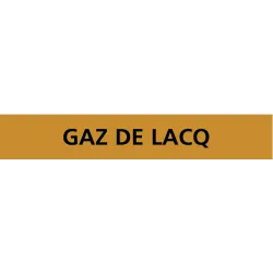 Panneau GAZ DE LACQ 156X26 MARQUAGE TU Taliaplast 732550 | 732550