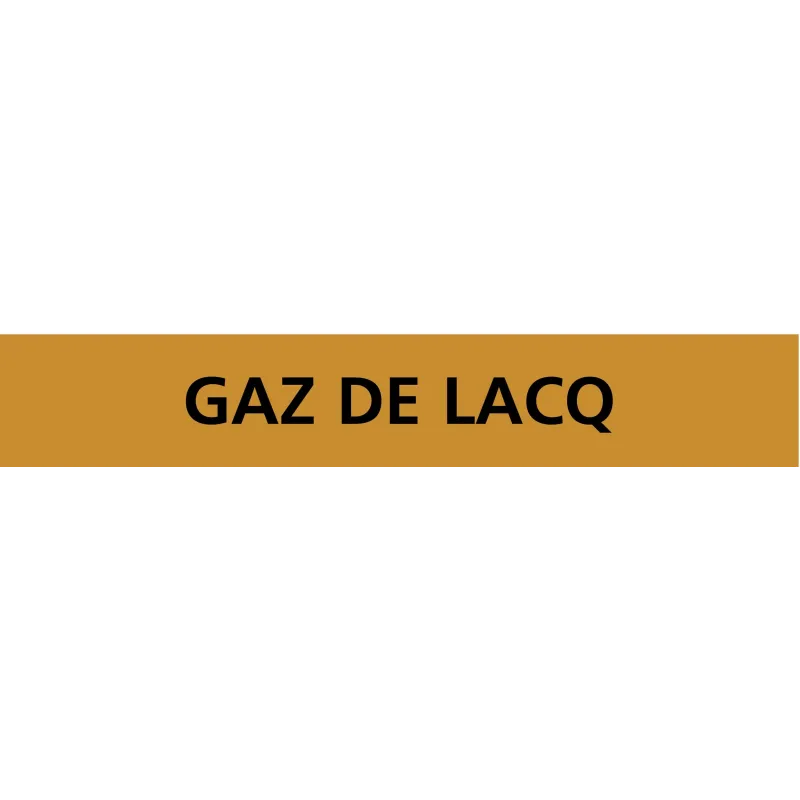 Panneau GAZ DE LACQ 156X26 MARQUAGE TU Taliaplast 732550 | 732550 Panneau GAZ DE LACQ 156X26 MARQUAGE TU Taliaplast 732550 | 732550