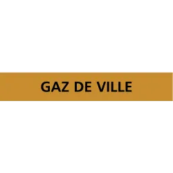 Panneau GAZ DE VILLE 156X26 MARQUAGE T Taliaplast 732525 | 732525