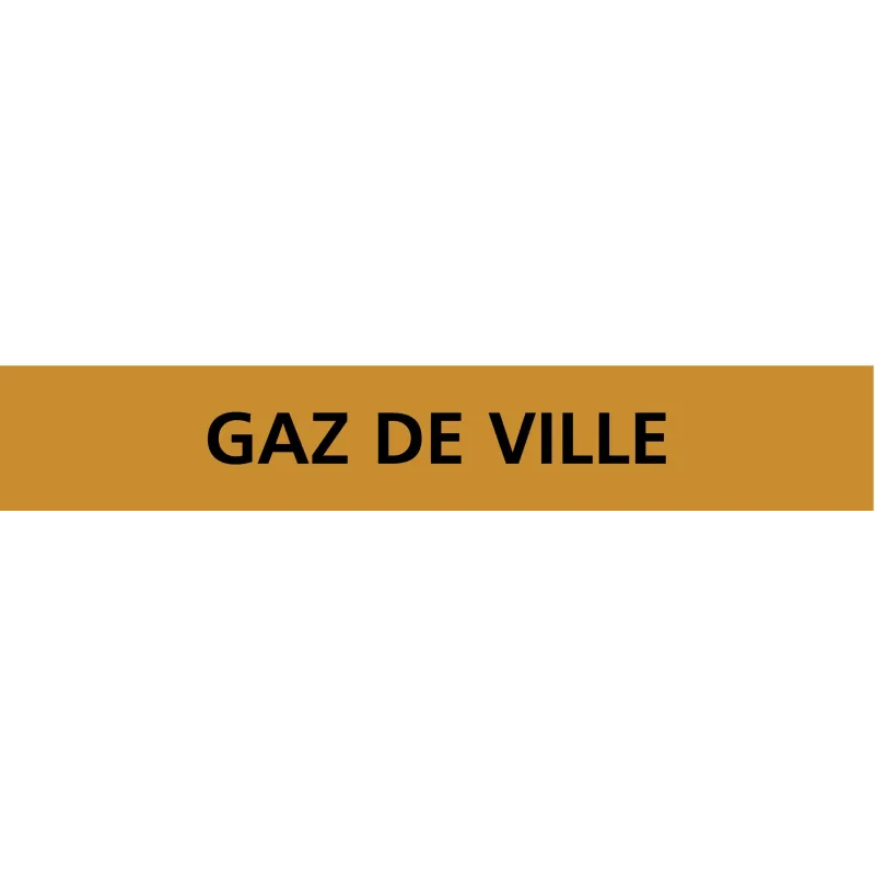 Panneau GAZ DE VILLE 156X26 MARQUAGE T Taliaplast 732525 | 732525 Panneau GAZ DE VILLE 156X26 MARQUAGE T Taliaplast 732525 | 732525