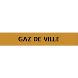 Panneau GAZ DE VILLE 222X37 MARQUAGE T Taliaplast 731525 | 731525
