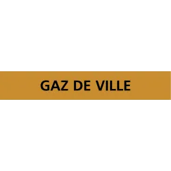 Panneau GAZ DE VILLE 312X52 MARQUAGE T Taliaplast 730525 | 730525