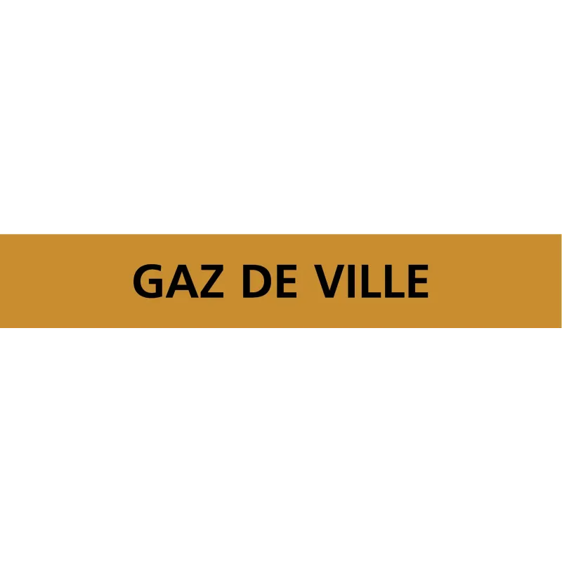 Panneau GAZ DE VILLE 312X52 MARQUAGE T Taliaplast 730525 | 730525 Panneau GAZ DE VILLE 312X52 MARQUAGE T Taliaplast 730525 | 730525