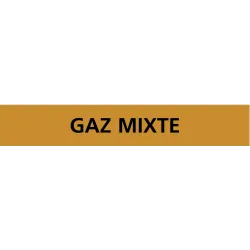 Panneau GAZ MIXTE 156X26 MARQUAGE TUYA Taliaplast 732526 | 732526