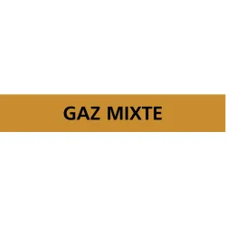 Panneau GAZ MIXTE 222X37 MARQUAGE TUYA Taliaplast 731526 | 731526