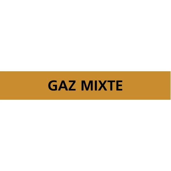 Panneau GAZ MIXTE 222X37 MARQUAGE TUYA Taliaplast 731526 | 731526 Panneau GAZ MIXTE 222X37 MARQUAGE TUYA Taliaplast 731526 | 731526