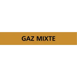 Panneau GAZ MIXTE 312X52 MARQUAGE TUYA Taliaplast 730526 | 730526