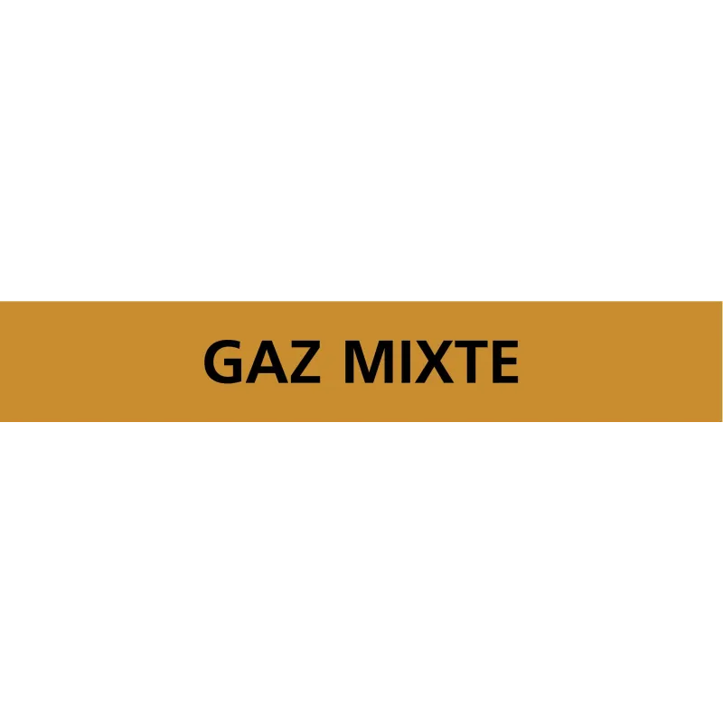 Panneau GAZ MIXTE 312X52 MARQUAGE TUYA Taliaplast 730526 | 730526 Panneau GAZ MIXTE 312X52 MARQUAGE TUYA Taliaplast 730526 | 730526
