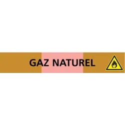 Panneau GAZ NATUREL 156X26 MARQUAGE TU Taliaplast 732527 | 732527