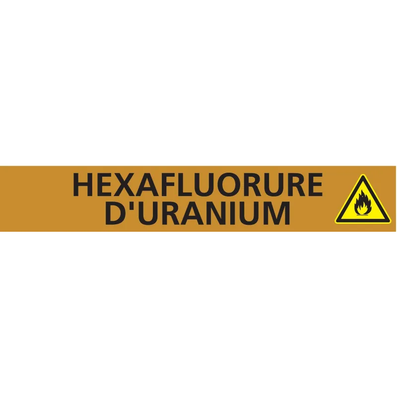 Panneau HEXAFLUORURE D'URANIUM 222X37 Taliaplast 731551 | 731551 Panneau HEXAFLUORURE D'URANIUM 222X37 Taliaplast 731551 | 731551