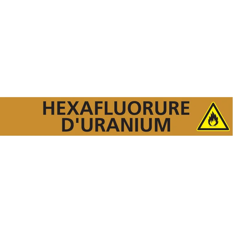 Panneau HEXAFLUORURE D'URANIUM 312X52 Taliaplast 730551 | 730551 Panneau HEXAFLUORURE D'URANIUM 312X52 Taliaplast 730551 | 730551