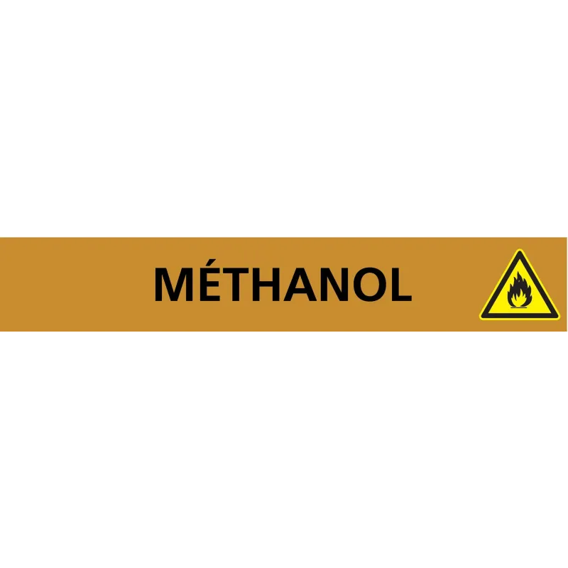 Panneau METHANOL 156X26 MARQUAGE TUYAU Taliaplast 732537 | 732537 Panneau METHANOL 156X26 MARQUAGE TUYAU Taliaplast 732537 | 732537